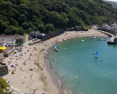 Polkerris beach, Cornwall