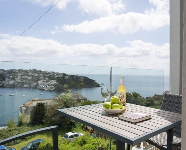 View of River Fowey from Apartment One at Retreat to Fowey